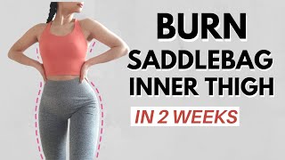 BURN SADDLEBAG, CELLULITE, GET THIGH GAP IN 2 WEEKS, hip fat, inner and outer thigh sculpt #2