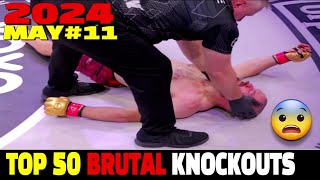 Top 50 Brutal Knockouts in MAY 2024 #11 (MMA•Muay Thai•Boxing•Kickboxing)