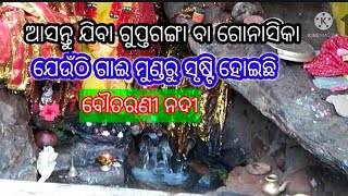 144GONASIKA(GUPTA GANGA) TEMPLE. ORIGIN OF RIVER BAITARANI.(ଗୋନାସିକା ମନ୍ଦିର) TOURIST PLACE#KEONJHAR.