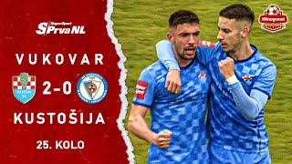 Sažetak: HNK Vukovar 2-0 NK Kustošija (25. kolo SuperSport 1. NL)