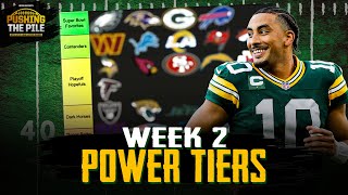 Week 2 NFL Power Rankings Tiers: Packers Super Bowl Favorites, Chiefs Slip, Dolphins Plummet | PTP