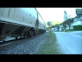 csx 8774 leads grain empty v764 west