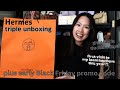 Hermes triple unboxing | Black Friday deal early access