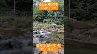 춘천 현지인들만 아는 계곡! 물 맑고 엄청 시원한 계곡~