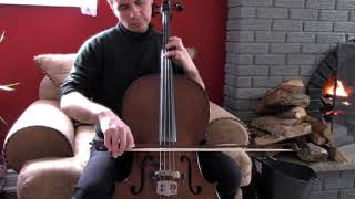 Cello with back tracks sample