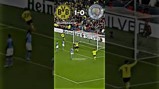 Manchester City vs Dortmund 🥶🤩 #shorts