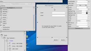 PAGE Generator Python - Tkinter GUI Builder
