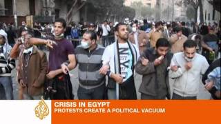 Violence ends brief truce at Egypt protest