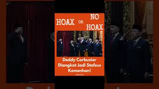 Deddy Corbuzier Jadi Stafsus Kemenhan! #antihoax #viralvideo