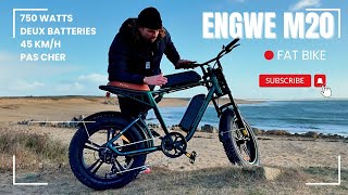 ENGWE M20 - Fatbike  45km/h pas cher, 1299 euros en double batteries - 150km d'autonomie