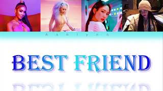 •||Lyrics||• Best Friend remix - Saweetie (ft. Doja Cat, Jamie, Chanmina) [Color coded lyrics]