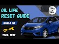 Oil Life Reset for 2008-2020 Honda Fit: Expert Tips and Tricks Revealed!