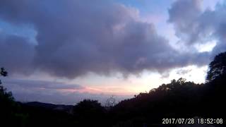 106 07 28颱風前夕雲層縮時攝影