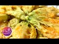 FIORI di ZUCCA Fritti CROCCANTI e LEGGERI - Ricetta pastella facile