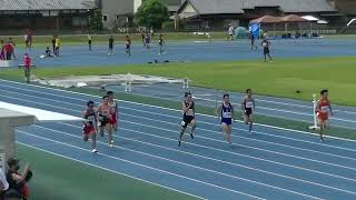 20220821大牟田サマー記録会 男子100m第2組