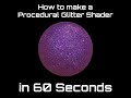How to make a Procedural Glitter Material in Blender