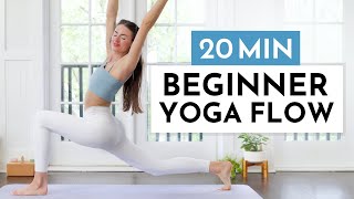 20 Min Beginner Yoga Flow - Gentle \u0026 Energizing!