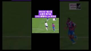 손흥민 쐐기골 2023년 1월 5일 크리스탈팰스 vs 토트넘 Crystal Palace vs Tottenham Son Heung-min's decisive goal.