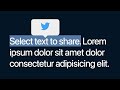 How to Implement a Tooltip to Share Selected Text With Vanilla JavaScript