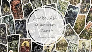 開箱 🥀 落燼餘煙塔羅牌 • Smoke, Ash \u0026 Embers Tarot // Nanna Tarot