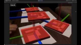 MarkerBased AR Example using OpenCV for Unity