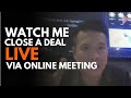 Live online sales call by James The Solar Energy Expert