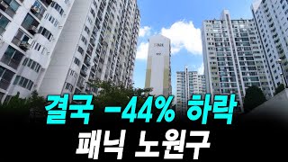 결국 -44% 하락 패닉 노원구