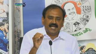 Chandrababu is Insulting Dalits Says YSRCP General Secretary Bhumana Karunakar Reddy