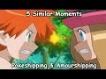 5 Similar Momemts In Amourshipping And Pokeshipping
