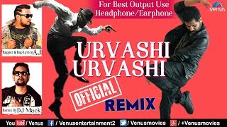 Urvashi Urvashi Official Remix - DJ Mack | Rapper - AJ | Prabhu Deva | Best Hindi Remix Songs
