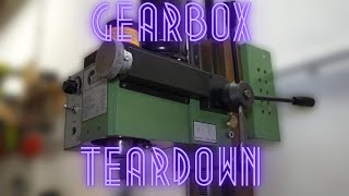 How to access the gearbox on a mini mill to repair or regrease the gears