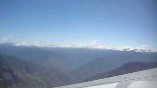 Drukair Airbus A319 Takeoff From Paro Bhutan