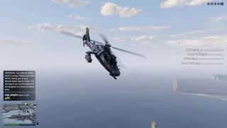 GTA 5 ONLINE: AKULA VS BUZZARD DOGFIGHT | F4D