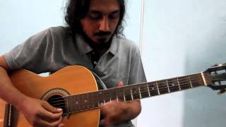 varaveena - carnatic geetham on acoustic guitar