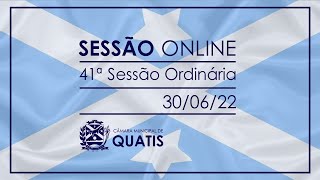 41ª Ordinária - 8ª Legislatura - 2ª Sessão Legislativa