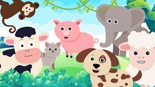 Leuke dieren en natuurlijk de geluiden die ze maken / Kinderen leren dierengeluiden herkennen Deel 1