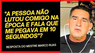 MARCO RUAS RESPONDE COMENTÁRIO DE LENDA DO JIU-JITSU