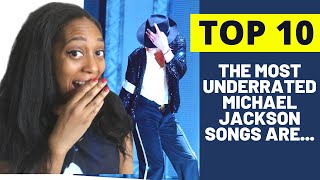 are these the MOST underrated Michael Jackson songs?! TOP 10 MJFANGIRL Reaction