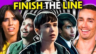 The Umbrella Academy Cast Tries To Finish The Line! | React