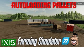 Autoload Pallet Mod Test | | Farming Simulator 22 | XBOX