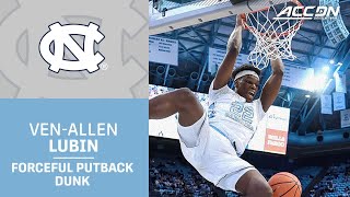 North Carolina's Ven-Allen Lubin Saves The RJ Davis Layup