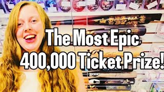 We Redeemed 400,000 Tickets for the BEST Prize at Mariner's Arcade!