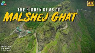 Hidden Gems of Malshej Ghat | Nageshwar Temple \u0026 Caves | Kalu Waterfall Drone Shots