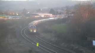 57305 TnT 57312 ON 1Z43 NORTHERN BELLE RUGGEX AT GLOUCESTER FOUNDRY CURVE 060215