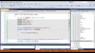 Lab35 Difference between array and arraylist in c#?