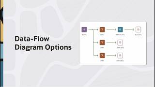 Data Flow Diagram Options in Oracle Analytics