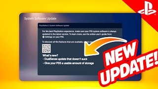 New PS5 update!