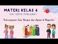 Materi kelas 4 SD | Tema 7 Subtema 1 Pembelajaran 1 | Keberagaman Suku Bangsa dan Agama di Negeriku