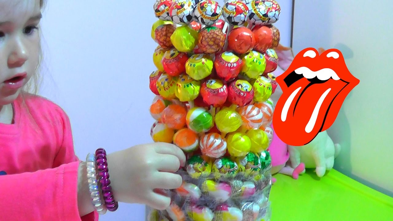 конфетки чупа чупс серия для детей Challenge Candy Chupa Chups Youtube