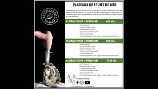 PLATEAUX DE FRUITS DE MER